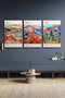 Wallity Ersycnvs12 Set de 3 Pinturas Decorativas en Lienzo 50 x 70 cm